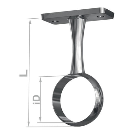 PG Soporte central 11131 Fundición inyectada de cinc color plateado ( 3000282770 )