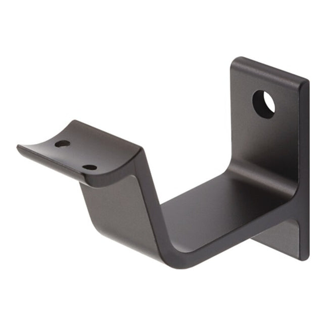 HERMETA handrail support 3553 aluminium black plastic-coated ( 3000283347 )