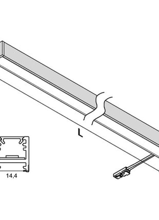 L&amp;S Bali Emotion plafonnier 12 V 7,75 W (3000550022)