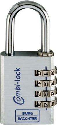 BURG-WÄCHTER Combi Lock 90 Chromo combination padlock lock body width 40 mm ( 3324027036 )