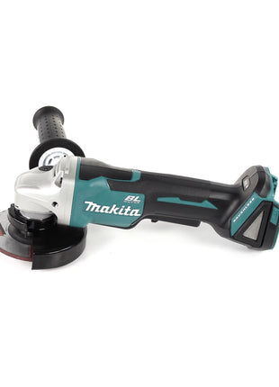 Makita DGA 458 T1J Akku Winkelschleifer 18 V 115mm Brushless + 1x Akku 5,0Ah + Makpac - ohne Ladegerät - Toolbrothers