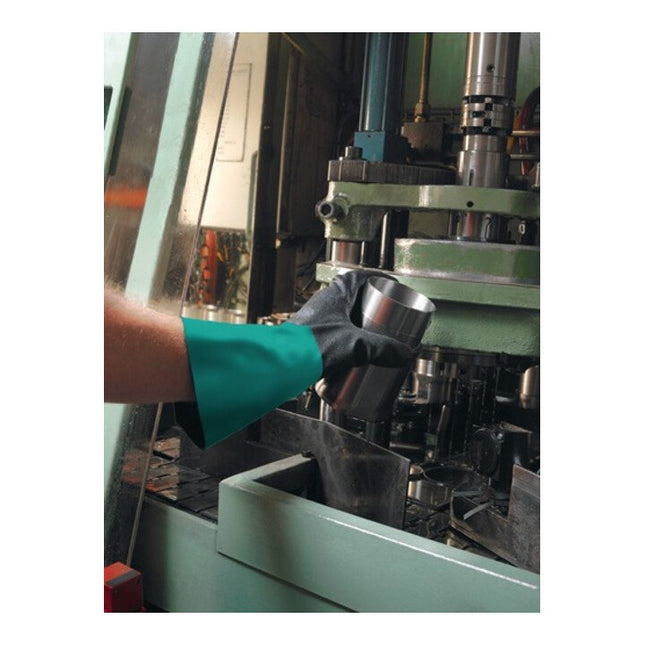 ANSELL AlphaTec 58-530W chemical gloves size 10 bottle green/anthracite grey ( 4000371375 )
