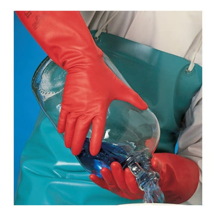 Rękawice chemiczne ANSELL AlphaTec Sol-Vex 37-900 rozmiar 8 czerwone ( 4000371489 )