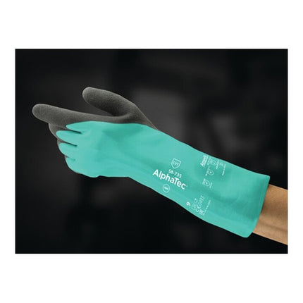 ANSELL chemical gloves AlphaTec 58-735 size 10 green ( 4000371504 )
