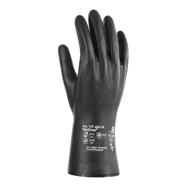 HONEYWELL chemical gloves nitoprene 717 size 10 dark grey ( 4000371647 )