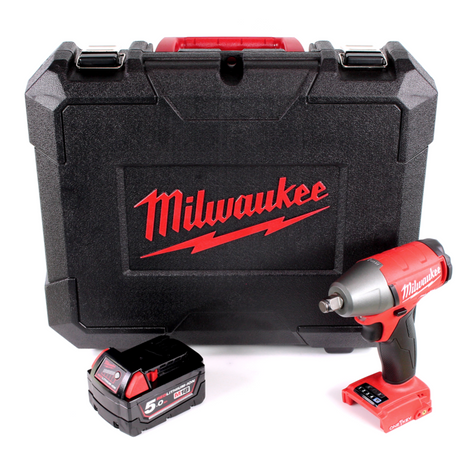 Milwaukee M18 ONEIWF12 501 18 V Li-Ion Akku Schlagschrauber im Werkzeugkoffer + 1x M18 B5 5,0 Ah Akku - Toolbrothers