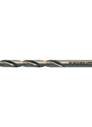 Broca helicoidal RUKO DIN 338 tipo INOX diámetro nominal 5,3 mm (4000600470)