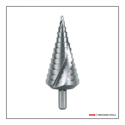Broca escalonada RUKO gama de perforación 4 - 39 mm ( 4000601724 )