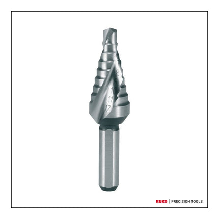 RUKO step drill bit drilling range 4 - 12 mm ( 4000601752 )