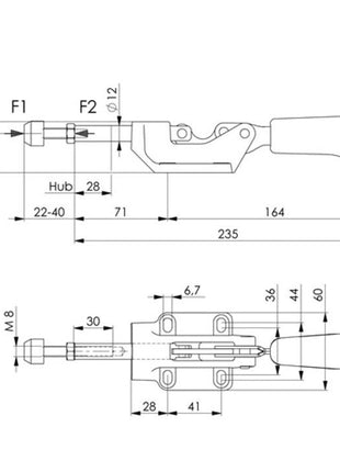 AMF Schubstangenspanner Nr. 6845 Größe 3 ( 4000604385 )