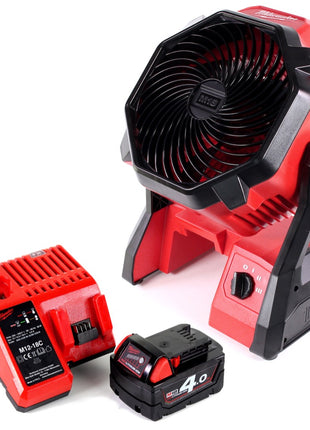 Milwaukee M18 AF 401C 18V Akku Ventilator + 1x Akku 4,0Ah + Ladegerät - Toolbrothers