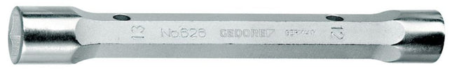 GEDORE llave de vaso doble 626 Ancho de llave 17 x 19 mm Largo 165 mm ( 4000772570 )