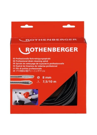 ROTHENBERGER herramienta en espiral longitud 7,5 m espiral Ø 8 mm (4000781060)