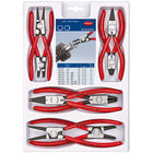 KNIPEX Juego de alicates para arandelas, 8 piezas, perforación SB (4000795291)