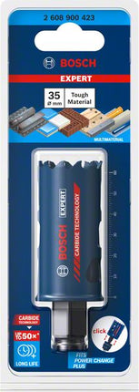 Sierra perforadora BOSCH Expert Sierra para materiales resistentes diámetro 35 mm profundidad de corte 60 mm (4000800245)