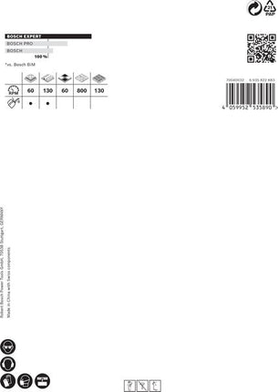Sierra perforadora BOSCH Expert Sierra para materiales resistentes diámetro 127 mm profundidad de corte 60 mm (4000800260)