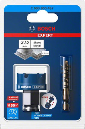 Sierra perforadora BOSCH Expert Sierra para chapa diámetro 32 mm profundidad de corte 5 mm (4000800272)
