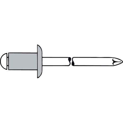 Vástago de remache ciego GESIPA dxl 6 x 16 mm (4000813243)