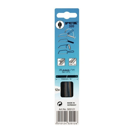 PUK Lame de scie à métaux 320 longueur 150 mm ( 4000814023 )