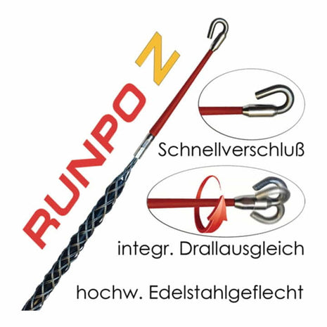 RUNPOTEC Kabeleinziehstrumpf Kabel-Ø 9-15 mm ( 4000817970 )