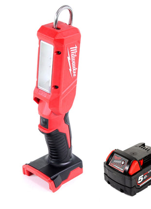 Milwaukee M18 IL-501 Akku Inspektionsleuchte mit 300 Lumen Solo + 1x 5,0 Ah Akku - Toolbrothers