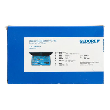 Juego de llaves de vaso GEDORE D 20 SME-20 37 piezas 1/4 ″ ( 4000820548 )