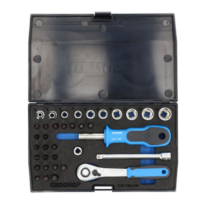 Juego de llaves de vaso GEDORE D 20 SME-20 37 piezas 1/4 ″ ( 4000820548 )