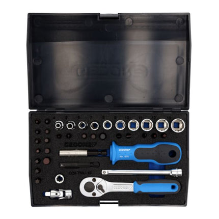 Juego de llaves de vaso GEDORE D 20 TMU-10 40 piezas 1/4 ″ ( 4000820559 )