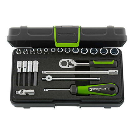 Set di chiavi a bussola STAHLWILLE 40/44/17/5 KN 22 pezzi 1/4 ″ ( 4000820580 )