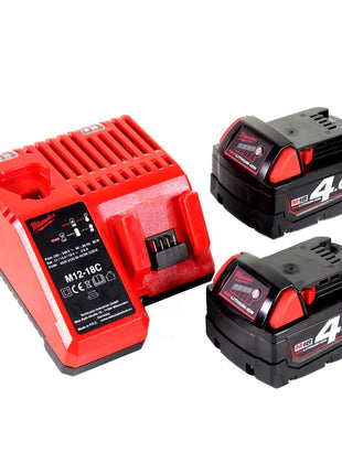 Milwaukee M18 SLED-402C LED Akku Handscheinwerfer mit 1250 Lumen + 2x 4,0 Ah Akku + Universal Ladegerät - Toolbrothers