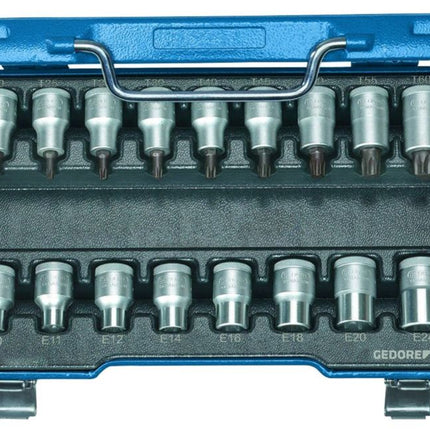 Juego de llaves de vaso GEDORE ITX 19 TX-017 17 piezas ( 4000821553 )