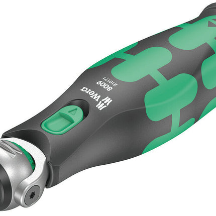 WERA Cricchetto girevole e reversibile 8009 Zyklop Set tascabile 1 3/8 ″ + 1/4 ″ 72 denti ( 4000822450 )