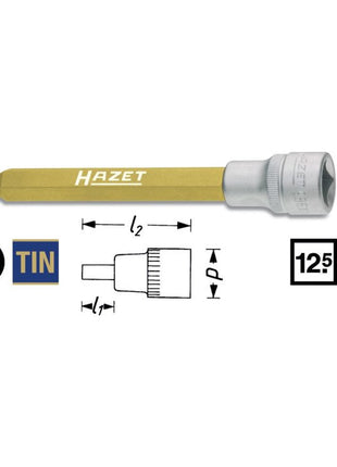 HAZET Steckschlüsseleinsatz 986KK 1/2 ″ Innen-6-kant ( 4000822760 )