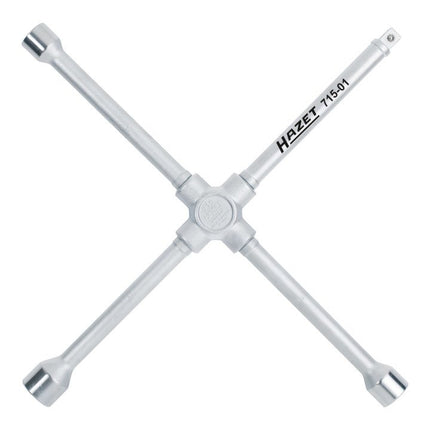 HAZET llave en cruz 715-01 17 x 19 x 22 x 12,5(1/2″ cuadrada) ( 4000823580 )