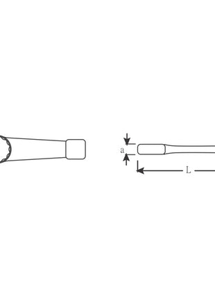 STAHLWILLE Clé polygonale à frapper 4205 ouv. de clé 30 mm ( 4000826119 )