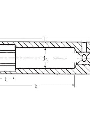 STAHLWILLE Gniazdo 40 L 1/4 ″ sześciokątne, długie ( 4000826221 )