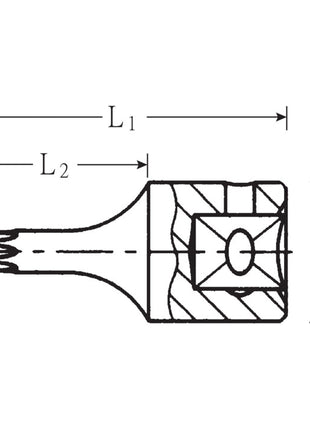 Inserto de llave de vaso STAHLWILLE 44 KTX 1/4″ TX (4000826231)