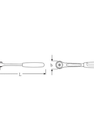 Grzechotka dźwigniowa STAHLWILLE 415 1/4 ″ 22 zęby ( 4000826275 )