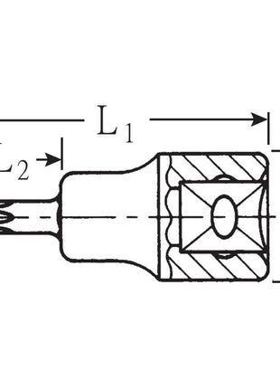 STAHLWILLE Steckschlüsseleinsatz 1/2 ″ TX ( 4000826394 )