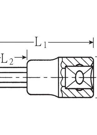 STAHLWILLE Steckschlüsseleinsatz 54 1/2 ″ Innen-6-kant ( 4000826397 )