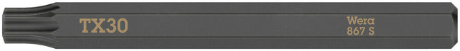 WERA Bit 867 S TORX 30 x 70 mm 1/4 ″ TORX 30 Length 70 mm ( 4000827266 )