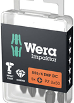 WERA Broca 855/4 IMP DC PZD2 longitud 50 mm (4000829273)