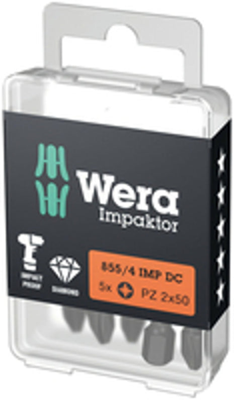 WERA Broca 855/4 IMP DC PZD2 longitud 50 mm (4000829273)