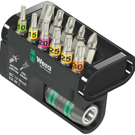 WERA Bit-Check 12 Wood TX HF 1 12-piece bit set ( 4000829911 )