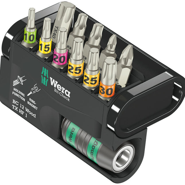 WERA Bit-Check 12 Wood TX HF 1 12-piece bit set ( 4000829911 )
