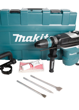 Makita HR 4013 C Kombihammer für SDS-Max 40 mm 1100 W im Koffer + 3 tlg. Meißel-Set - Toolbrothers