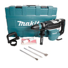 Makita HR 4013 C Kombihammer für SDS-Max 40 mm 1100 W im Koffer + 3 tlg. Meißel-Set - Toolbrothers