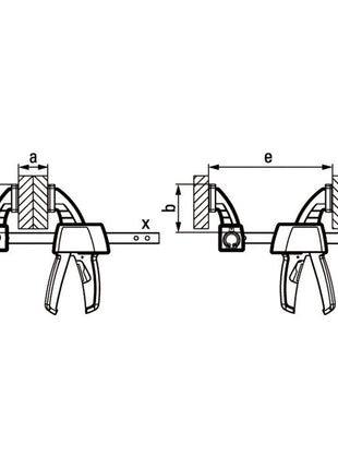 Zacisk jednoręczny BESSEY EZS o rozpiętości 600 mm ( 4000831449 )