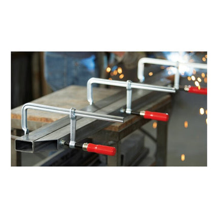 Abrazadera de tornillo de acero BESSEY classiX Ancho de sujeción 300 mm Proyección 140 mm ( 4000831594 )