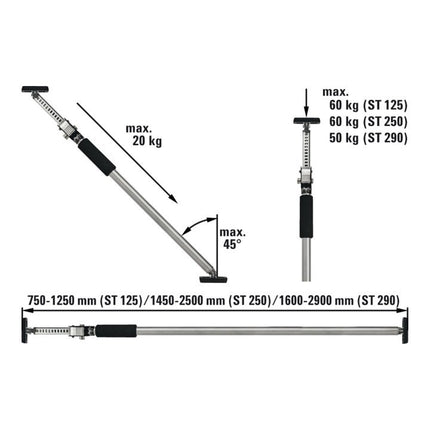 Soporte de montaje BESSEY ST hasta 60 kg ( 4000831620 )
